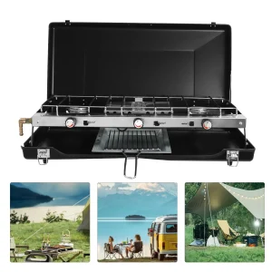 3-Burner Gas Camping Stove